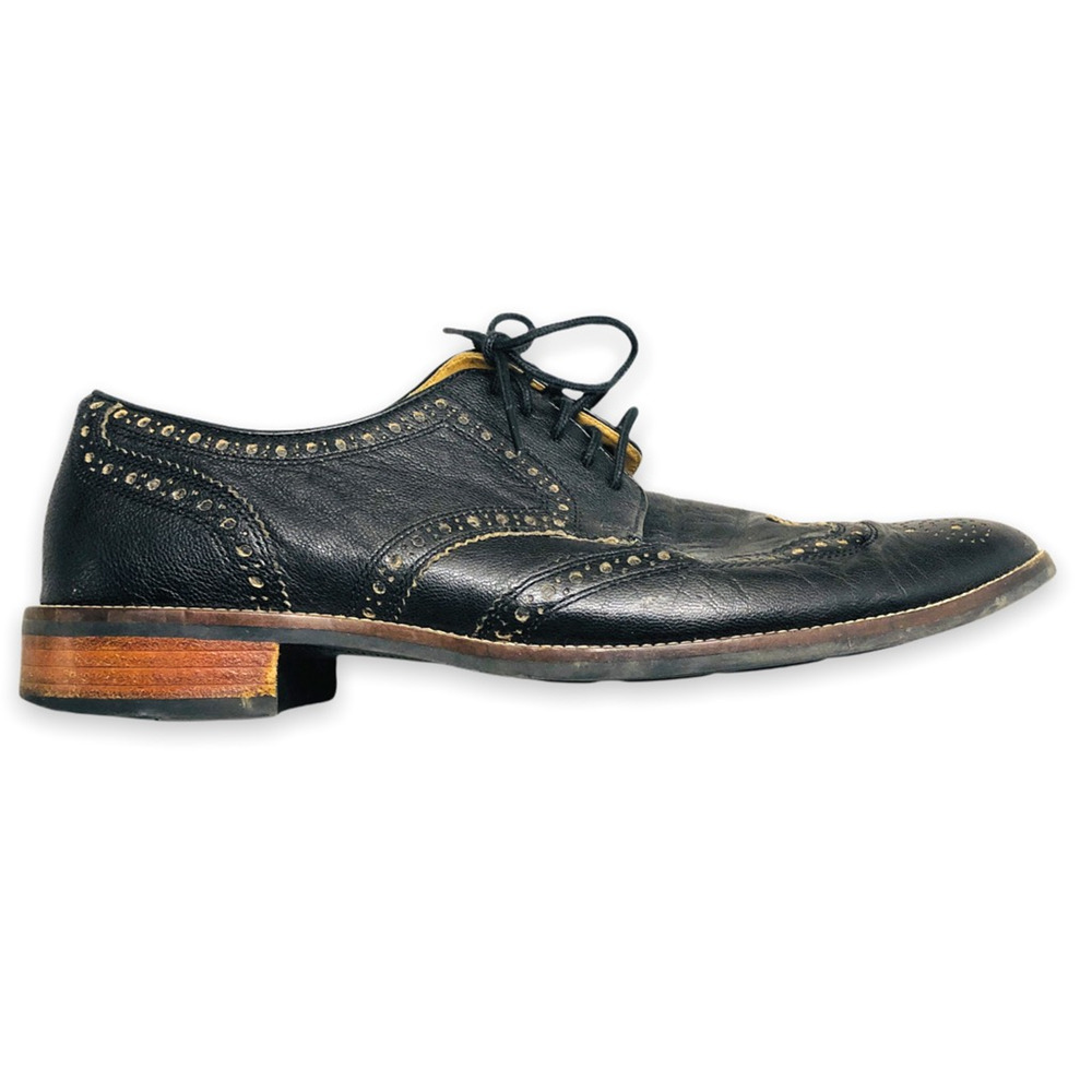 Cole Haan Grand OS‎ Brogue Wingtips Lenox Hill Mens 10.5 M Shoes C12227 Black